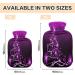 KCL Deci Hot Water Bottle 2L with Cover - Violet Christmas Tree | Foot Warmer Pain Relief & Heat Therapy - Buy Online on GoSupps.com