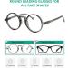 Eyekepper 4-Pack Oversized Round Vintage Reading Glasses +2.50 for Men & Women - Stylish Spring Hinge Reading Aid - Buy Online on GoSupps.com