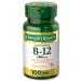 Nature's Bounty Vitamin B12, Supports Energy Metabolism and Nervous System Health, 500mcg, Tablets, 100 Ct