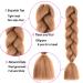 24-Inch Ombre Brown Jumbo Braid Hair Extensions | Kankalon 6Pcs Box Braids for Art & Style - Buy Online on GoSupps.com