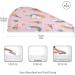 Doodle Pony & Star Pattern Dry Hair Cap Set | Quick Drying Towel & Button Headband - Super Absorbent & Soft Comfort - International Shipping - Buy Online on GoSupps.com