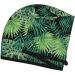 Transparent Palm Leaf Coral Velvet Hair Cap | Quick-Dry Towel Wrap for Travel & Home - Unisex Design - Buy Online on GoSupps.com
