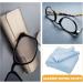 50pcs Flannel Eyeglass Cleaning Cloth - Lens Wipes for Glasses Small Wiping Cloths for Smudge-Free Vision | International Shipping Available - Buy Online on GoSupps.com