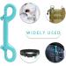 Marine Grade Double Ended Bolt Snap Diving Hook Clips - 316 Stainless Steel - Large 4-1/2'' - Light Blue - Buy Online on GoSupps.com
