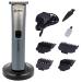 Caliber .32 ACP - Professional Barber and Stylist Hair & Beard Clippers/Trimmers Kit - Smooth Quiet Trim and Cutting - Cordless Grooming Clipper Set with 4 Comb Guards For All Hair Types - Grey
