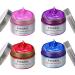 Temporary Hair Color Dye for Girls Kids  Hair Wax Color Girl Toys Gifts for Age 4 5 6 7 8 9 Birthday Party  Cosplay DIY  Children's Day  Halloween  Christmas (4 Colors- Red Purple Blue Pink)