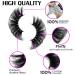 Kmilro 25mm Fluffy Mink False Eyelashes - 20 Pairs, 4 Styles | Dramatic Thick 3D/5D Faux Mink Lashes | Wispy D Curl Volume | A-25mm Lashes - Buy Online on GoSupps.com