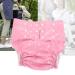 Adult Diaper Pants Incontinence Nappy Adjustable Washable Dual Opening Pocket Reusable Leakfree Insert Cloth Diapers for The Old The Disabled Pregnant WomanPink