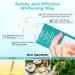 MYBYS Coconut Teeth Whitening Strips Kit - 56 Strips with Gel | Professional At-Home Whitening Treatment - Sensitivity-Free - Buy Online on GoSupps.com