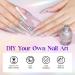 MIZHSE 15ML Quick Dry Holographic Nail Polish Shimmer Glitter Nail Polish Varnish Magic Colour Change Iridescent Nail Lacquer Long Lasting No Need Lamp Cure 001 LSZJY001 - Buy Online on GoSupps.com