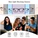 MAXJULI Cute Nerd Frame Fake Glasses - Stylish Reading Gaming & TV Glasses for Men & Women (Transparent) - International Shipping Available - Buy Online on GoSupps.com