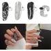 Star Irregular Pattern Fingertip Nail Adjustable Opening Fingernail Punk Nail Jewelry Nail Decorations Fingertip Rings For Women Adjustable - Buy Online on GoSupps.com