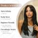 Allbell Long Black Layered Wig for Women - Synthetic Straight Wig with Bangs | Natural Look 2068-8 - Buy Online on GoSupps.com