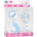 JC Toys 3-Piece Doll Accessory Set - Bottle Pacifier & Rattle for Kids | Fits All Wrists Up to 50 cm | Perfect Gift for Ages 2+ - Buy Online on GoSupps.com