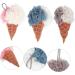 Buy Housoutil Bath Ball Scrubber & Shower Puff | Durable Body Scrubbers in Assorted Colors for Spa & Bath - Buy Online on GoSupps.com