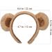 Bear Ear Headband Cosplay Hairband Make up Wrap Head Band Fluffy Headband Female Headband Hoops Bandanas Toddler Girl Hair Accessories Cloth Headband Fabric Women's Skin Care Horns Brown - Buy Online on GoSupps.com