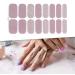 MagiDeal 16 Pieces Cured Gel Nail Strips Gel Nail Stickers with Nail File Nail Patches Semi Cured Gel Nail Wraps Patch for Girls Gifts Style D - Buy Online on GoSupps.com