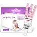 Pregnancy Detection Test Strips Kit: Easy Home 10 HCG Tests 10miu/ml Powered by Accurate Fertility Tracker iOS and Android Premom App 10HCG