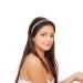 Duufin 50 Pack White Satin Headbands - DIY Thin Hair Accessories for Girls & Women - Buy Online on GoSupps.com