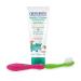 Dr. Talbot's Toddler Training Toothpaste Naturally Inspired with Citroganix, with Toothbrush Included, Pink/Green, 1.6 Ounce