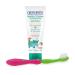 Dr. Talbot's Toddler Training Toothpaste Naturally Inspired with Citroganix, with Toothbrush Included, Pink/Green, 1.6 Ounce