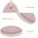 Minkissy Foot Peeling Pumice Stone - Natural 2-Piece Pedicure Tool for Dead Skin Removal - Pink Foot Care Essential - Buy Online on GoSupps.com