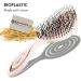 CHIARA AMBRA Bio Friendly Detangling Brush for Thick & Curly Hair - Vegan Vent Hairbrush - Nature Beige - Buy Online on GoSupps.com