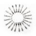 2.36 inch medium -sized metal hair clips 50 simple silver hair clips hair clip French hair clips DIY for fine hair 1 piece (50s pack) 50PCs hair clips 60mm & 80mm