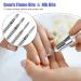 Depvko 20Pcs 3/32'' Ceramic Carbide Nail Drill Bits Set for Manicure Pedicure - Diamond Cuticle Remover & Nail Drill Accessories - Buy Online on GoSupps.com