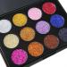 Jojomis 12 Colors Glitter Makeup Eyeshadow Palette Eye Shadow Shade Pressed Powder - Buy Online on GoSupps.com
