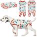 Pumyporeity recreational suit for dogs castration wound protection suits puppy dog body after op postoperative protective clothing wounds anti-licking e-neck band alternative after operations (mushroom XS) XS C-fungus