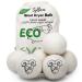 Dryer balls syllana 6 pieces xl size dryer balls for tumble dryers natural fabric softener handmade made of 100% New Zealand sheep wool antistatic drying time shortened 6 pack