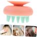 SEWOART Hair Shampoo Brush - Anti-Hair Loss Scalp Massage & Swimming Brush - Pink Suction Cup - 8.00x8.80cm - Buy Online on GoSupps.com