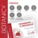 Botanicy Cranberry + D-Mannose Tablets - Supports Bladder & Urinary Health - 180 Count with Pacran Powder Vitamin C D3 Pumpkin Seeds & Dandelion Root - Buy Online on GoSupps.com