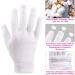 Selizo 100% Cotton Gloves for Dry Hands Eczema - 10 Pairs White Gloves for Women | Moisturizing, Cosmetics, Sensitive Skin, Spa - Buy Online on GoSupps.com