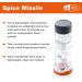 GSI Outdoors Spice Missile: Lightweight Modular Spice Carrier for Travel, Camping & Outdoors - 0.1 fl. oz. x 6 - Buy Online on GoSupps.com