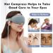 WellSync Heated Eye Mask - Warm Compress for Dry Eyes, Chalazion, Blepharitis, Stye - Smart Temperature & Timer Control - 3D Eye Mask for Sleeping - Relief for Eye Strain, Migraine, Puffy Eyes - Light Grey - Buy Online on GoSupps.com