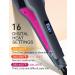 LANDOT Professional 2 Inch Ceramic Hair Straightener for Long Thick Curly Hair - Purple Black - Buy Online on GoSupps.com