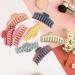 Beauty.H.C 8 Big Hair Clips - Fashion Banana Styling Claw Clip - Large Nonslip Matte Barrettes for Women - Butterfly Hairclips - Christmas Gift - Pastel Red - Buy Online on GoSupps.com