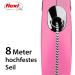 Flexi New CLASSIC Rope Leash - 8m Pink | Durable & Stylish Pet Accessory for International Shipping - Buy Online on GoSupps.com
