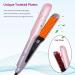 Ceramic Tourmaline Ionic Flat Iron - Pink Hair Straightener with Tourmaline Ceramic Plates for Smooth Sleek Styling - Buy Online on GoSupps.com