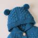 Puseky Baby Knit Sweater with Hooded Ears - 6-12 Months, Denim Blue - Buy Online on GoSupps.com