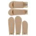 Castor Oil Pack Wrap Kit for Fingers Reusable Cotton Castor Oil Pack for Cracked Hands Hand Care for Relaxation (Without Oil)