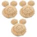 Housoutil 9 Pcs Cleaning Bath Ball Exfoliating Portable Tub Cleaning Bath Shower Ball Travel Portable Bubbles Shower Balls Esponja para Ba arse Shower Supplies Loofa Sisal Body Mesh Ball