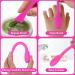 Prasacco 2 PCS Silicone Face Mask Applicator Brushes | Double-head Beauty Tools for Mud, Clay, Charcoal Masks | Rose Red Purple - Buy Online on GoSupps.com