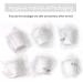 Risen Cohesive Bandage 2 x 5 Yards - 6 Rolls | Self Adherent Wrap for Ankle Sprains & Swelling | Breathable Sports Wrap Tape - White - Buy Online on GoSupps.com