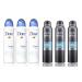 Dove Anti-Perspirant Deodorant Original & Men + Care Clean Comfort Spray Deodorant Combo - Pack of 6 (30.42 Ounce) - Buy Online on GoSupps.com