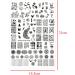 Nail Stamping Plate - Multi-Pattern Nail Art Template & Tool for Creative Designs | International Shipping - Buy Online on GoSupps.com