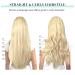 Doores Real Hair Extensions Clip In - Ash Brown to Platinum Blonde 45cm (18 inch) 150g Remy Hair Thick & Natural - Buy Online on GoSupps.com