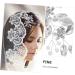 FRCOLOR Bridal Hair Comb Clip Wedding Bridal Hair Comb Hair Accessories for Women Rhinestone Hair Decoration Wedding Hair Accessories The Flowers Bride Rhinestones Iron Sheets - Buy Online on GoSupps.com